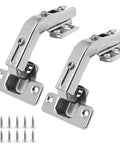 Rock Solid 135 Degree Kitchen Cabinet Hinges For Corner Cabinets With No Hassle Overlay Mount Hardware featuring removable brackets.
