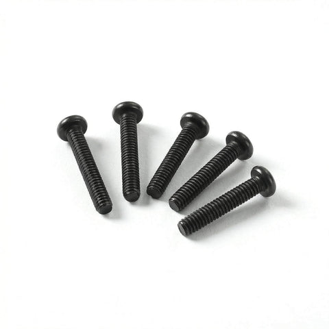 Built To Last Rugged Black Oxide Pan Head Machine Screws M2.5 X 5mm 50 Pack Fully Threaded Phillips Drive 304 Stainless Steel Rust Resistant