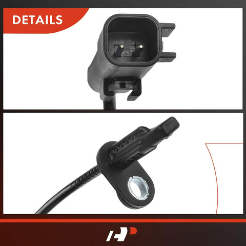 Connector and sensor head of Front Left Abs Wheel Speed Sensor For Ford Fusion 2013-2019 And Lincoln Mkz 2013-2015.