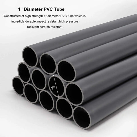 1-inch PVC tubes for 3 Panel Foldable Safety Barricade 5.8 Feet Tall High Visibility PVC Frame Beefy Heavy Duty Crowd Control Barrier