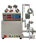 Industrial Workhorse Automatic Coil Winder For Cable Spools, showcasing control panel and components for precise winding.