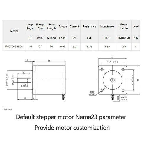 Gantry Linear Guide Stage For DIY CNC Machine X 1000 mm Y 1000 mm Z 50 mm Stroke Slide Table Nema 23 Stepper Driven Heavy Duty Precision Motion For Milling Cutting Engraving And Welding Projects, Nema 23 motor dimensions