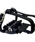 Alloy-Composite Bike Pedals With Adjustable Toe Clips And Straps, Dual Sealed Bearings, Lightweight Design