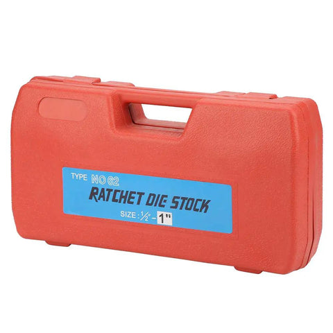 CjdX2 1810 High Sensitivity Industrial Electric AC Contactor With Superior Carrying Capacity For Electrical Control Applications Type62b Ratchet Die Stock case in red, size 1/2"-1".