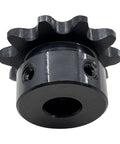 Beefy 35B10 Roller Chain Sprocket Type B 10 Tooth, Three Eighths Inch Pitch, 10mm Bore, Hardened 1045 Steel Anti Rust Drive Sprocket 
