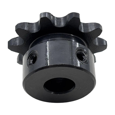 Beefy 35B10 Roller Chain Sprocket Type B 10 Tooth, Three Eighths Inch Pitch, 10mm Bore, Hardened 1045 Steel Anti Rust Drive Sprocket 