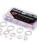External Circlip Snap Ring Assortment Kit 150 Pieces 304 Stainless Steel 4mm To 28mm Rust Resistant Pro Grade Heavy Duty Ring Clips