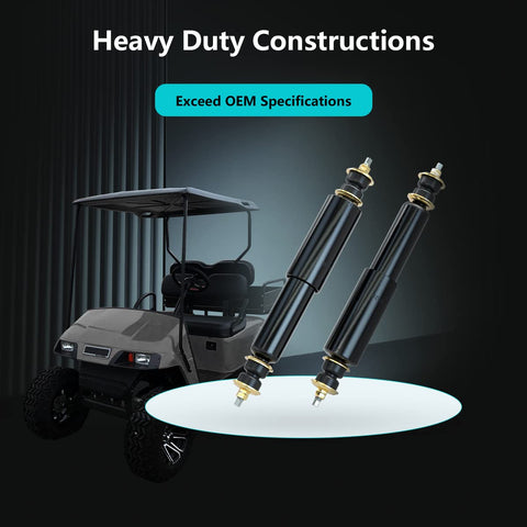 Golf Cart Shocks Front And Rear For EZGO TXT 1994 Up Gas And Electric Models Replacement Absorbers Premium Heavy Duty