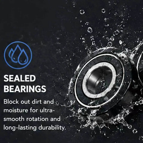 19mm American BMX Bottom Bracket Kit With Cups, Washers And Spacer Tube, Sealed Bearings, Fits American and European BB Standards