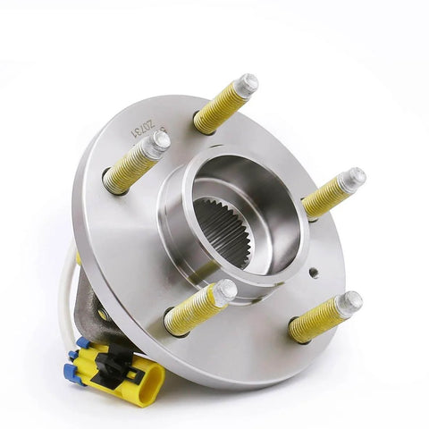 Front Wheel Hub Bearing Assembly Single Unit 513121, 5-Lug with ABS, fits Chevy, Buick, Cadillac, and Pontiac cars
