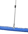 Heavy Duty 48 Inch Blue Commercial Dust Mop And Floor Sweeper With Extendable Handle for Hardwood Tile And Concrete Floors