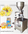 Commercial Automatic Volumetric Cup Filler Packing Machine Built Like A Tank For Rice Coffee Beans Peanuts And Sugar with gummy candies