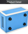 Heavy Duty ABS Plastic Enclosure Built Tough For Garage Mods And Home Upgrades Delivers Knockout Protection For Wiring Against Rain Dust And Grit All Season Long With No Sweat Coverage Inside, 170x130x80mm, blue with knobs.