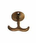 Antique Brass Zinc Mounted Ceiling Hooks 4 Pack Heavy Duty Coat Towel Robe Hangers For Bathroom Kitchen Cabinet Garage Under Shelf Storage