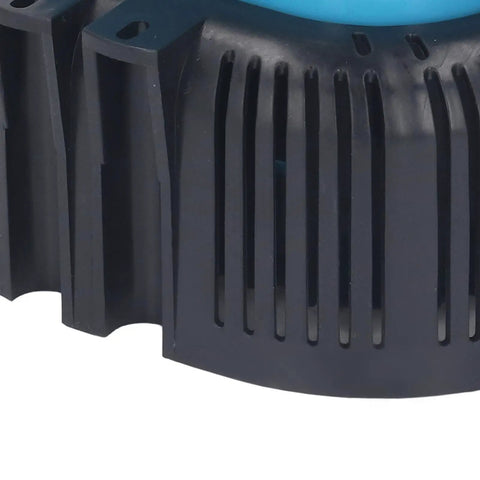 Close-up of Heavy Duty 660 GPH Submersible Utility Pump showing ABS PC build and ventilation slits for heat dissipation.
