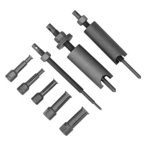 10Pc Steel Bearing Extractor Puller Set For Shop Mechanics Removes Flywheel Parts In Tight Spots Fits 9mm To 23mm Engine Hubs Easy No Sweat Fix Quick Auto Maintenance Gear Top Pick For Motorcycle And Car Garage Projects Guaranteed Good Deal, black steel bearing puller set with assorted sizes