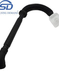 Black Washer Drain Hose Replacement For W11035296 And W10786886, flexible hose with white connector, model-specific use.
