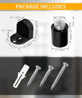 Magnetic Door Stopper And Holder For Secure Doors Under Two And A Half Inches Heavy Duty Stainless Steel Anti Rust package includes