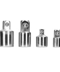 Top Notch 16 Piece Chrome Vanadium Socket Adapter Kit With Tough Extension Rods And Universal Joints For Pro Auto Shops And Home Garage Projects That Get The Job Done Super Fast. chrome vanadium socket adapters in 4 sizes