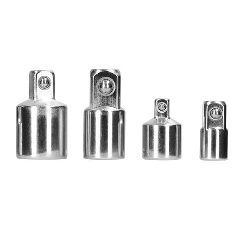 Top Notch 16 Piece Chrome Vanadium Socket Adapter Kit With Tough Extension Rods And Universal Joints For Pro Auto Shops And Home Garage Projects That Get The Job Done Super Fast. chrome vanadium socket adapters in 4 sizes