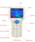 English Voice Multi Frequency RFID Copier, Reader And Duplicator For ID IC And Proximity Cards with color screen and buttons
