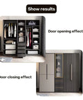 Built Tough Stainless Steel Door Hinges Featuring Dual Ball Bearings For Rock Solid Stability And Silky Smooth Closing Flawlessly Fit For Bedroom Wardrobes.
