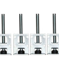 Adjustable Table Leg Leveler Foot Set For Chairs Desks And Cabinets 100mm Steel Sofa Lifter