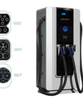 Ultra Fast DC EV Charger 80KW To 120KW Dual Connector Charging Station with App Control for Level 3 Commercial Use