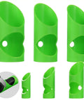 Six Piece Foam Pipe Cutter Set With Six Sizes For Insulation Pipes, Plastic Cutter Fixture With 90 And 45 Degree Angles