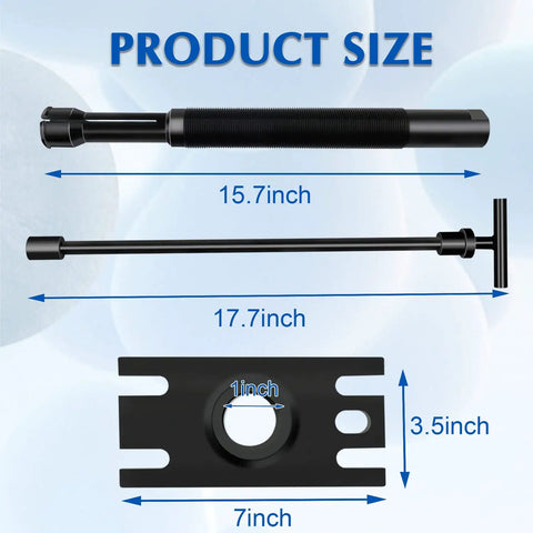Dimensions of Gimbal Bearing Puller And Removal Tool Fits Mercruiser Alpha Alpha 1 MR Bravo OMC Cobra And Volvo Pro Grade