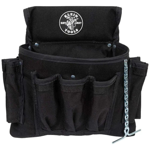 18 Pocket Tool Pouch For Belt Up To 2.5 Inches With Heavy Duty 1000 Denier Cordura Fabric Rivet Reinforced Stitching Double Stitch