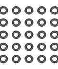 50 Pack Nitrile Rubber O Rings 6mm OD 3mm ID 1.5mm Wide Buna N Seals For Car Auto Plumbing Faucets Gas And Air Lines Waterproof Oil Resistant Replacement Gaskets, 50 black nitrile O-rings