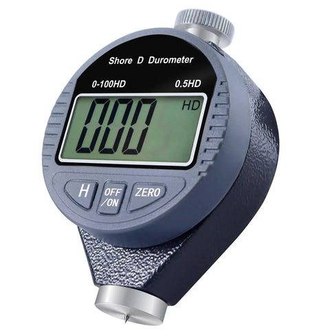 Digital Shore Type D Durometer Hardness Tester 0-100HD With 0.1HD Resolution Top Notch Gauge For Rubber Plastic Leather Tires And Wax Easy Read Digital Display Rugged Handheld Analyzer, digital close-up