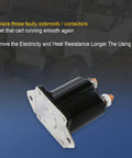 Heavy Duty 36 Volt Golf Cart Solenoid 4 Pin Replacement For Club Car Ds 1976 To 1998 Replaces Oem Part 8016 black steel relay