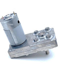 Next Level FC-550/555 6V12V24V DC Gear Motor With Big Torque And Super Powerful Performance For Industrial Automation And Robotic Projects That Actually Work Hard, showing a metallic gear motor with visible mounting holes.