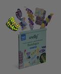 160 Count Refill Pack Of Flex Fabric Bandages With Waterproof And Glow In The Dark Options, bandages floating above box