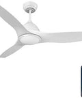 All Season Smart Ceiling Fan With Led Lights, 3 Aerodynamic Blades, Reverse Airflow, 6 Speeds with Wi Fi App Control shown
