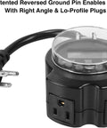No Sweat Two Outlet Outdoor And One Outlet Indoor Digital Timer Combo Pack With 24 Hour Daily Auto Schedule showing two outlets and timer display.