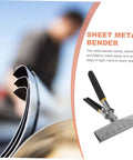 Metal Bending Pliers Duckbill Tool For Manual Seaming And Flattening Sheet Metal, durable non-slip jaws, light keels, DIY projects.