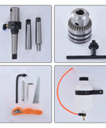 Heavy Duty Portable Magnetic Drill Press Rock Solid Electromagnetic Base Heavy Hitter 1680W Motor drill bits and tools set