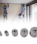 Top Tier 9 Piece Concrete Hole Saw Bit Kit Featuring Five Versatile Sizes Including 30mm And 100mm Plus Shanks And Pilot Bits For Heavy Duty Masonry And Brick Drilling Jobs That Seriously Rock. Concrete core drill bits in 30mm to 100mm sizes