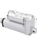 Heavy Duty Electric Linear Actuator Motor delivering smooth silent performance and integrated safety stop switch for zero hassle telescopic rod glide at 48 volt DC, compact design.