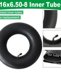 Image of Two Pack Inner Tubes For 16x6.50-8 And 16x7.50-8 Tires With Bent Valve Stem Beefed Up Rubber For Extra Cushion.