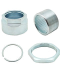 Axle Lock Nut Kit For Honda ATV Models including TRX300EX TRX400EX TRX400X TRX450R with nuts, bolts, and clip set.