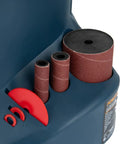 Oscillating Sander Rubber Drum 5-Piece Set showing three sanding drums in storage slots.