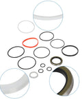 Hydraulic Cylinder Seal Kit For Bush Hog 3.5 Inch Bore 8 Inch Stroke Replacement Part 50017623 13 Piece Set with O-rings displayed