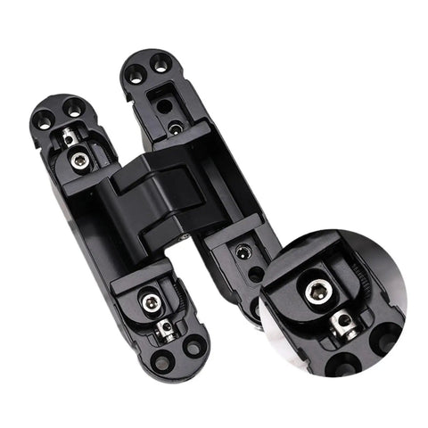 Heavy Duty Adjustable Concealed Door Hinge Delivers Smooth 180 Degree Rotation Crafted From Tough Zinc Alloy close-up view