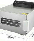 Real Deal Six Layer Stainless Steel Food Dehydrator Machine For Knocking Out Perfect Snack Batches That Smoothly Dry Fresh Fruit Veggie Herb And Meat Jerky At Home, 300mm x 300mm x 220mm size.