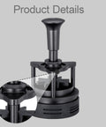 Killer Rotatable Espresso Coffee Distributor Stirrer Featuring Adjustable Height And Durable Aluminum Alloy Build for coffee grounds.