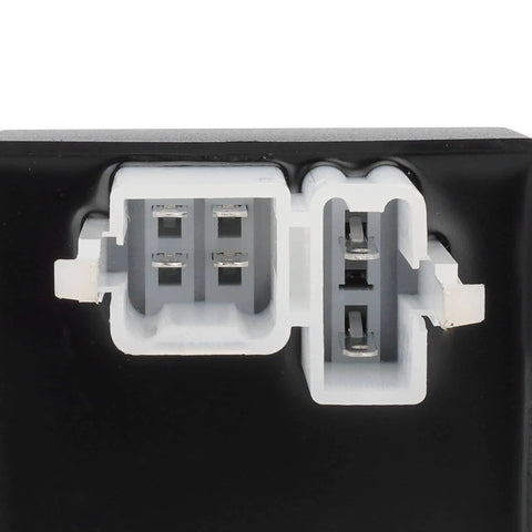 Close-up view of a 6 Pin DC CDI Box Replacement For 150Cc 200Cc And 250Cc Vertical Engines In ATVs Quads Scooters Go Karts